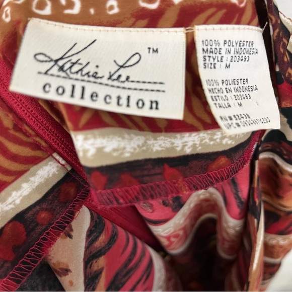 Kathie Lee Brown Animal Print Sleeveless Maxi Dress - Picture 9 of 10